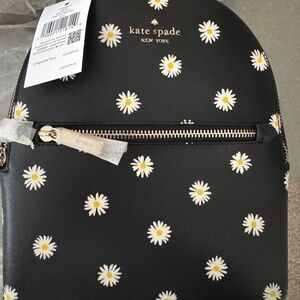 COPY - New Kate Spade Spade Flower Medium Backpack Signature Logo Black Multi kate spade | Bags | New Kate Spade Spade Flower Medium  main image 2